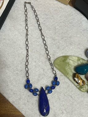 Lapis Sterling Necklace